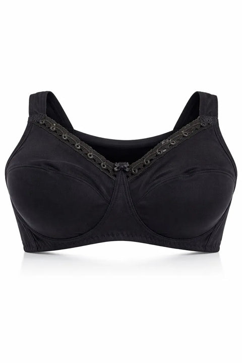 Demar Women's Black Cotton Bra | Demar In Lebanon