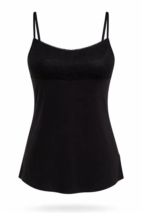 Demar Women's Black Spaghetti Strap Camisole | Demar In Lebanon