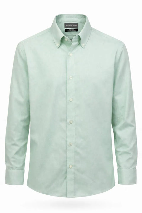 Michael Kors Men's Light Green Regular Fit Shirt | Michael Kors In Lebanon