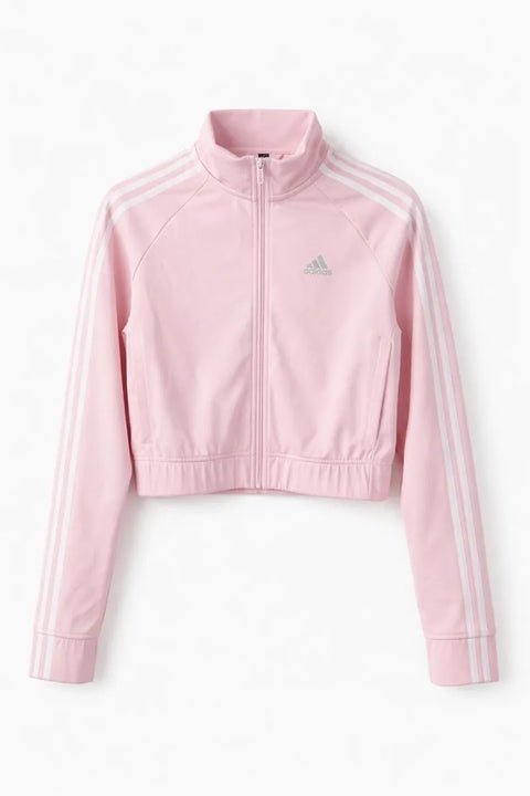 Adidas Women's Light Pink Y2K Velour Glam Jacket|Adidas In Lebanon