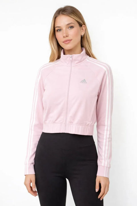 Adidas Women's Light Pink Y2K Velour Glam Jacket|Adidas In Lebanon