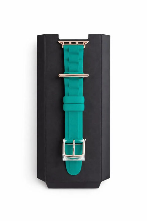 Coach Women's Green Silicone Band for Apple Watch |Coach In Lebanon