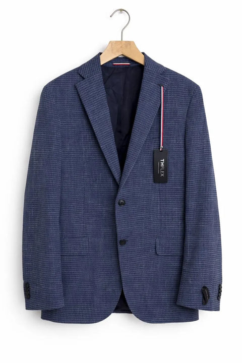 Tommy Hilfiger Men's Dark Blue Modern-Fit Plaid Sport Blazer | Tommy Hilfiger In Lebanon