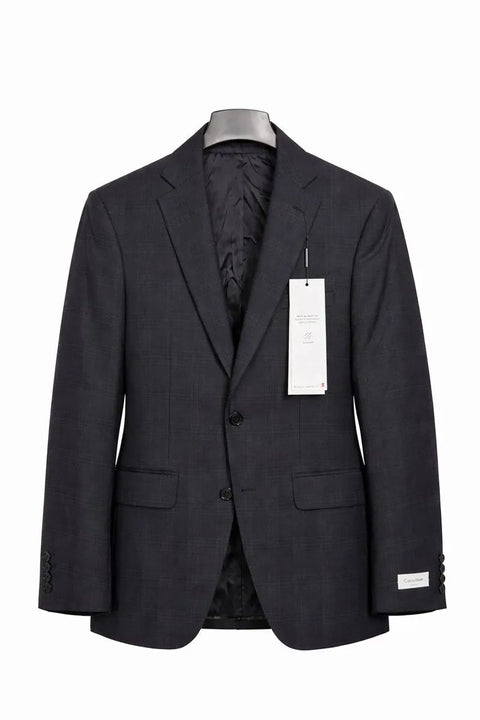 Calvin Klein Men's Navy Slim Fit Windowpane Check Blazer | Calvin Klein In Lebanon