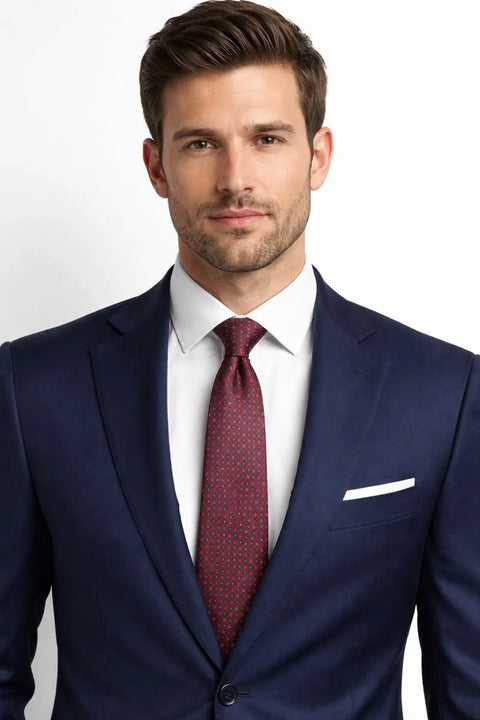 Perry Ellis Portfolio Men's Coral Micro Dot Geo Print Tie | Perry Ellis Portfolio In Lebanon