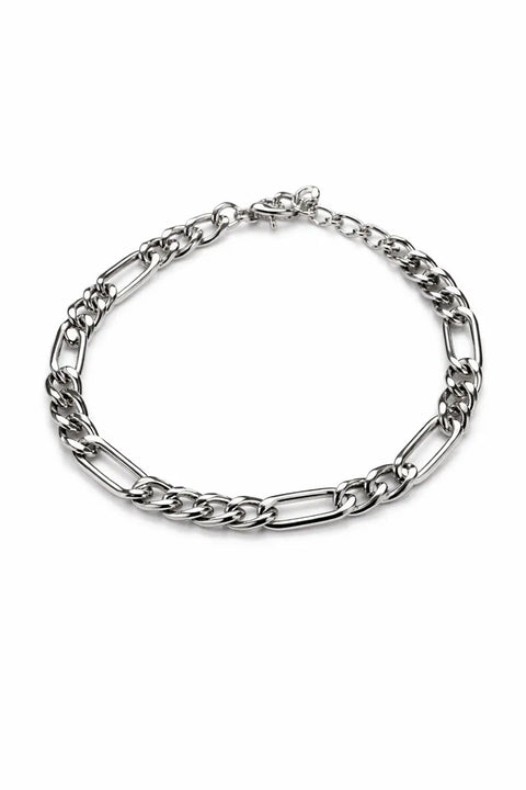 SD Men's Sterling Silver Figaro Link Bracelet | SD In Lebanon