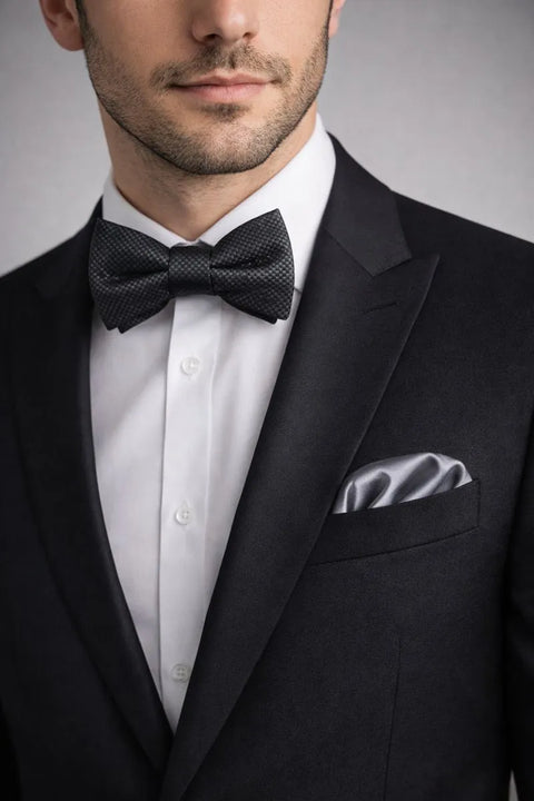 Alfani Men's Dark Gray Bow Tie Pocket  | Alfani In Lebanon
