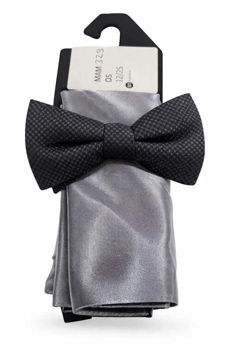 Alfani Men's Dark Gray Bow Tie Pocket  | Alfani In Lebanon
