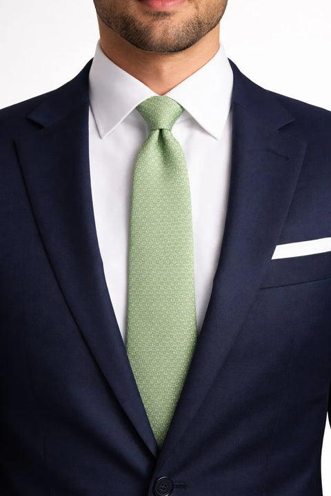 Perry Ellis Portfolio Men's Green Randall Neat Square Tie  | Perry Ellis Portfolio In Lebanon