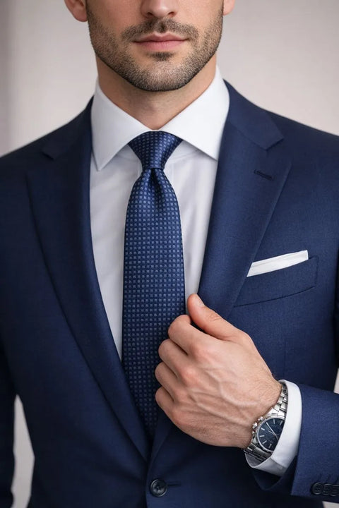 Alfani Men's Blue Hazel Square Tie  | Alfani In Lebanon