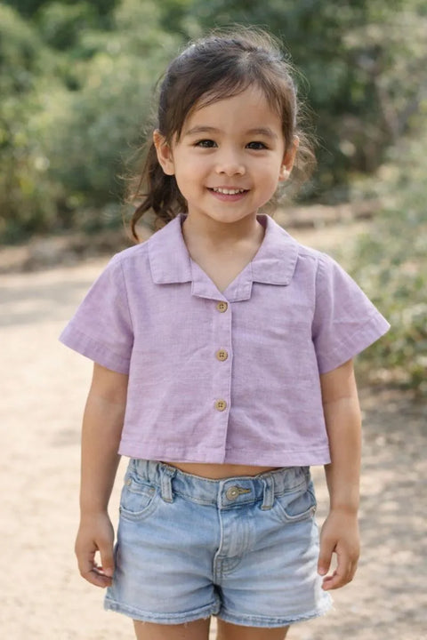Cotton-On Girl's Purple Shirt | Cotton On In Lebanon