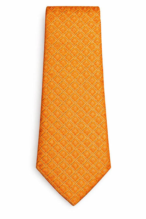 Perry Ellis Portfolio Men's Orange Laytone Neck Tie | Perry Ellis Portfolio In Lebanon
