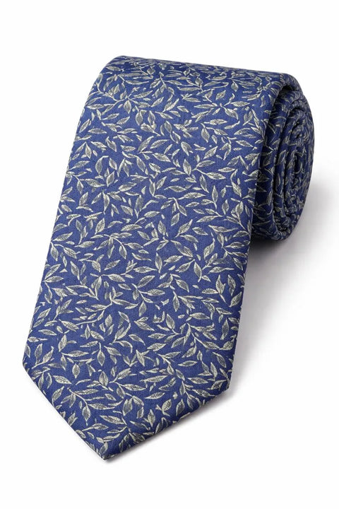 Bar III Men's Navy & Green Morison Vine Neckties | Bar III In Lebanon