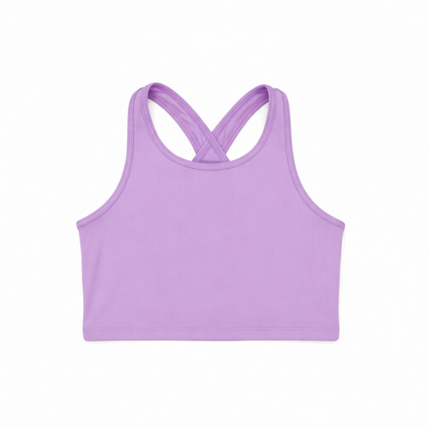 All in Motion Girls' Lavender Active Cropped Tank | All in Motion in Lebanon