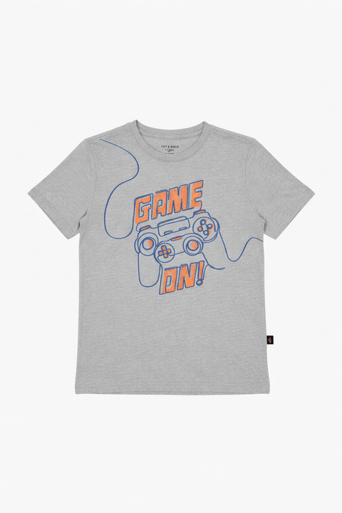 Cat & Jack Boys' Gray Game On Controller T-Shirt | Cat & Jack in Lebanon