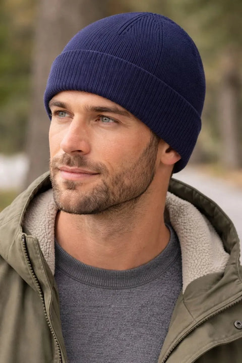 Alfani Men's Navy Skull-Cap Beanie | Alfani In Lebanon
