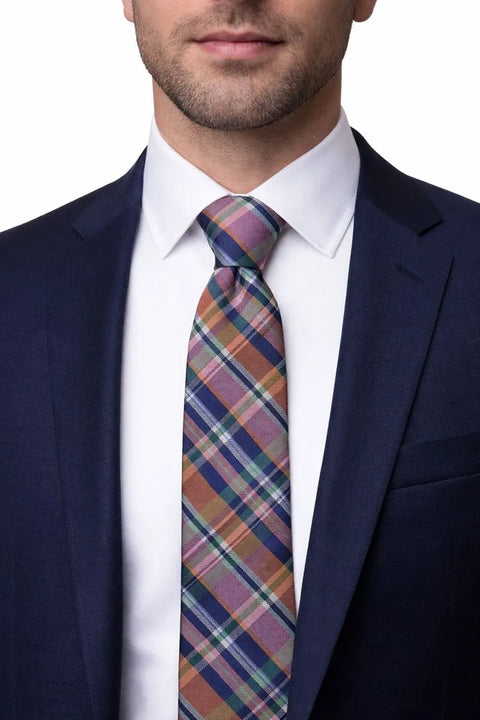 Club Room Men's Multicolor Classic Plaid Tie | Club Room in Lebanon
