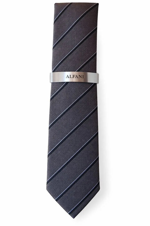 Alfani Men's Charcoal Clarkson Stripe Tie | Alfani In Lebanon