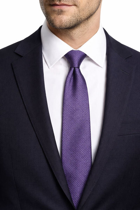 Perry Ellis Portfolio Men's Purple Ambros Micro-Texture Tie | Perry Ellis Portfolio in Lebanon