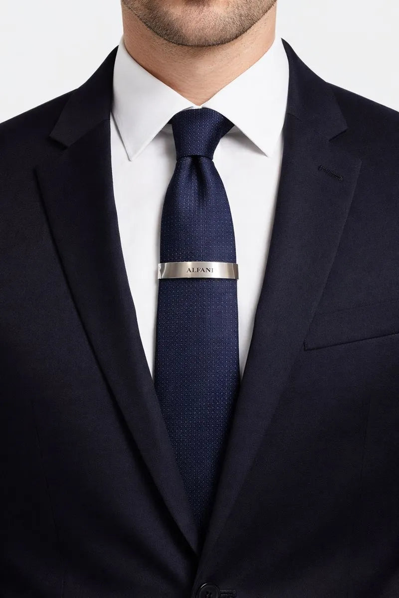 Alfani Men's Dusty Blue Allendale Dot-Print Tie| Alfani In Lebanon