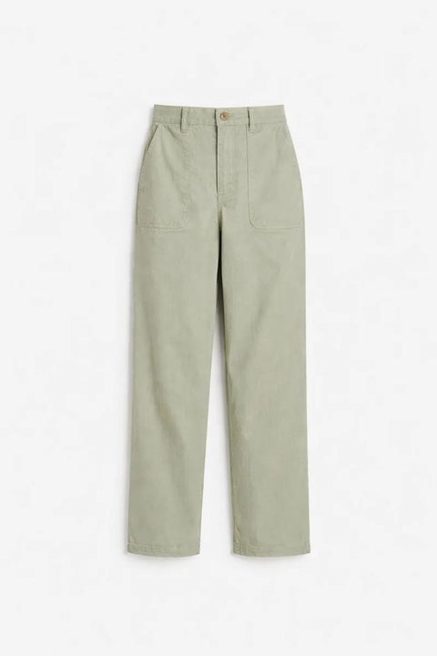 Knox Rose Women's Green Restful Straight Leg Pants  | Knox Rose In Lebanon