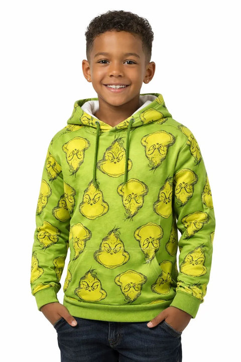 SD Boy's Green Monster Printed Long Sleeve Hoodie |SD In Lebanon