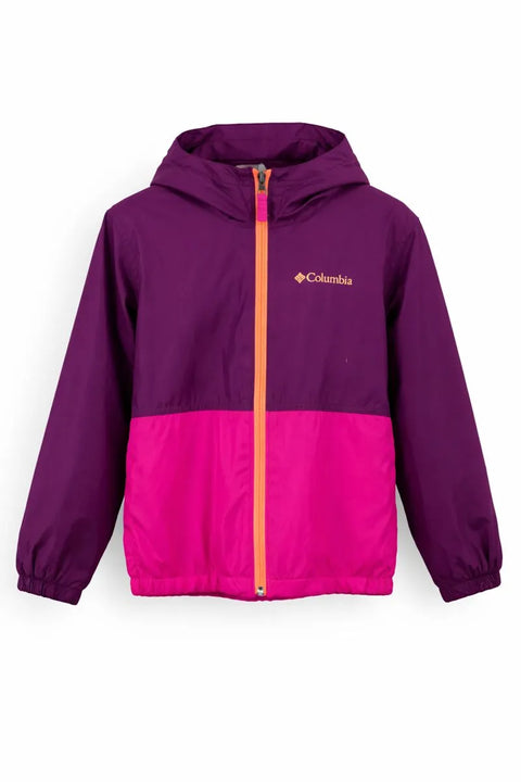 Columbia Baby Girl's Purple Powder Lite Hooded Jacket | Columbia in Lebanon