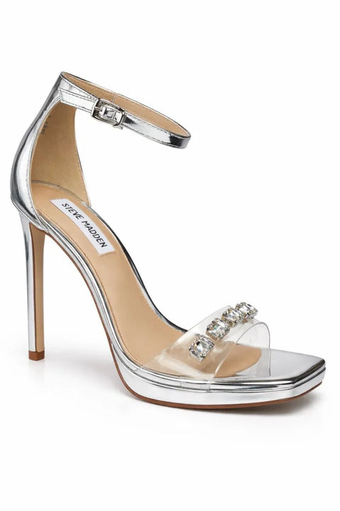 Steve Madden Women's Silver Envidia Heel Sandals | Steve Madden in Lebanon