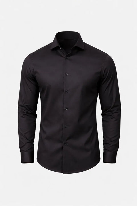 Calvin Klein Men's Black Slim Fit Non Iron Stretch Dress Shirt | Calvin Klein In Lebanon
