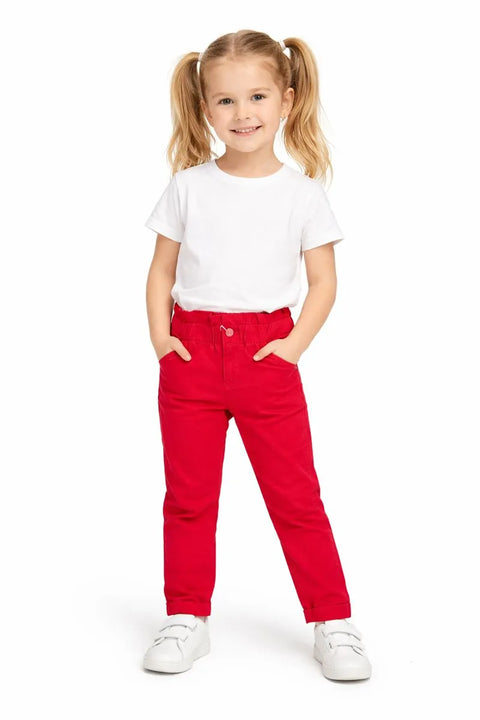 Ativo Girl's Burgundy Pants | Ativo In Lebanon