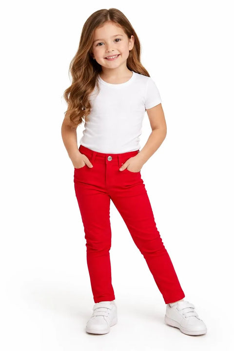 Ativo Girl's Red Pants | Ativo In Lebanon