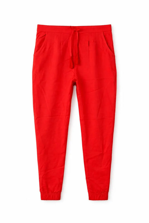 Teens By Chg Girl's Red Light Weight Side Zip Pants | Teens By Chg In Lebanon