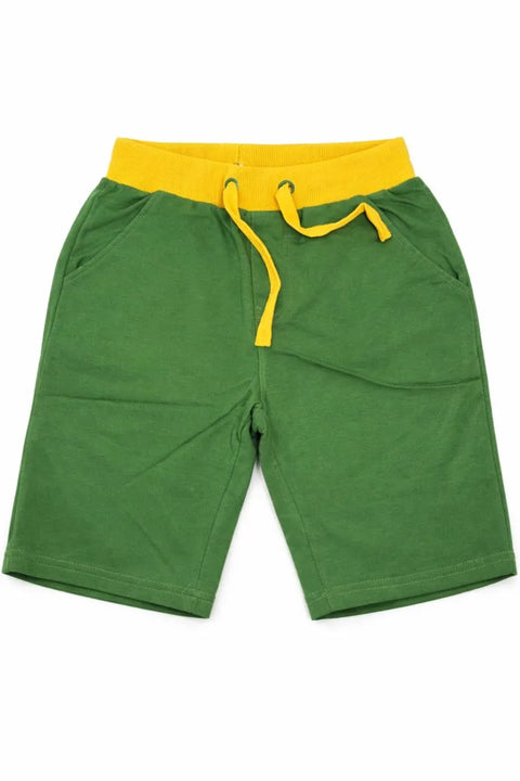 Ativo Boy's Green Elastic Waist Shorts | Ativo In Lebanon