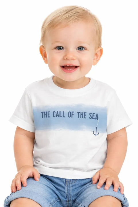Ativo Baby Boy's White Graphic T-Shirt | Ativo In Lebanon