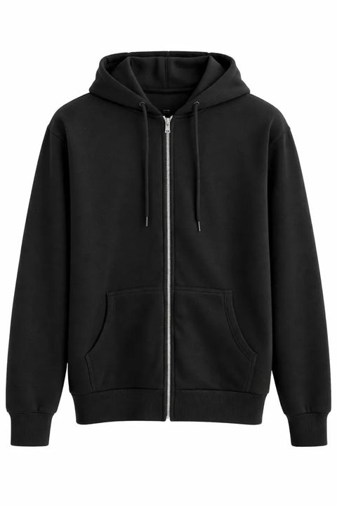 Galaxy by Harvic Men's Black Full Zip Fleece Hooded Jacket |Galaxy by Harvic In Lebanon