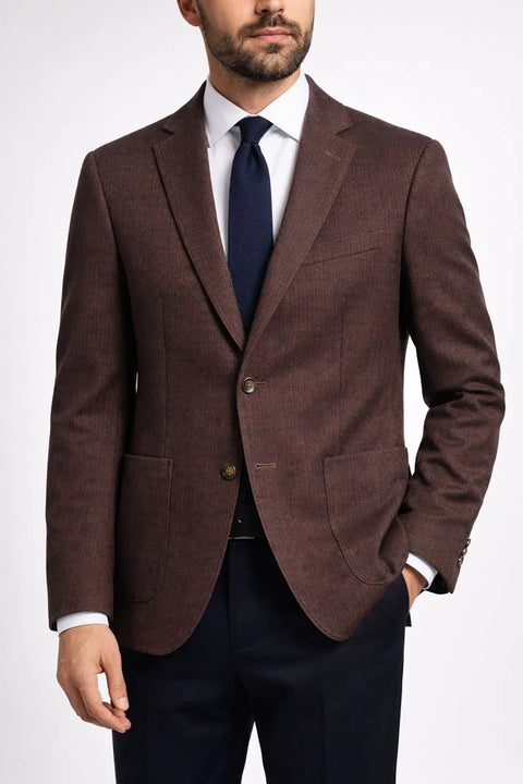 Bar III Men's Burgundy Slim-Fit Plaid Sport Blazer | Bar III In Lebanon