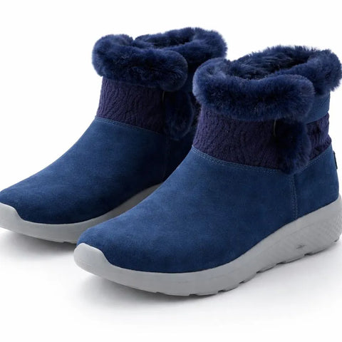 Skechers Women's Navy On-the-GO City Water Repellent Suede Boots | Skechers In Lebanon