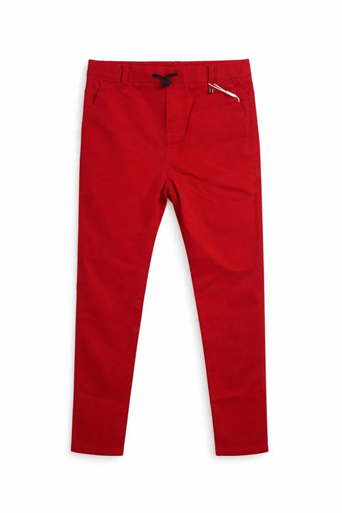 Ativo Boy's Red Denim Pant |Ativo In Lebanon