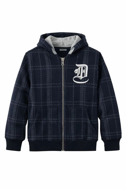 Ativo Boy's Navy Hooded Jacket |Ativo In Lebanon