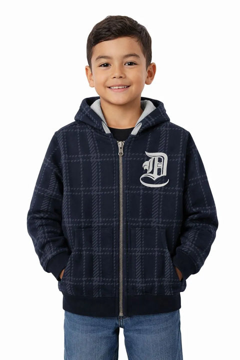 Ativo Boy's Navy Hooded Jacket |Ativo In Lebanon