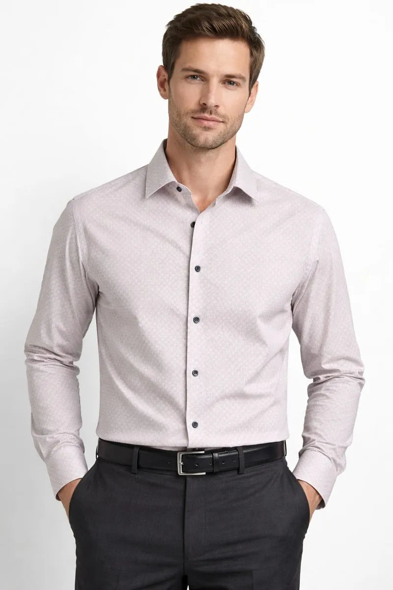 Alfani Men's Tan Slim Fit Shirts | AlfaniIn Lebanon