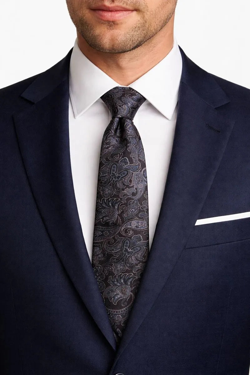Michael Kors Men's Brown Bayport Paisley Tie | Michael Kors In Lebanon