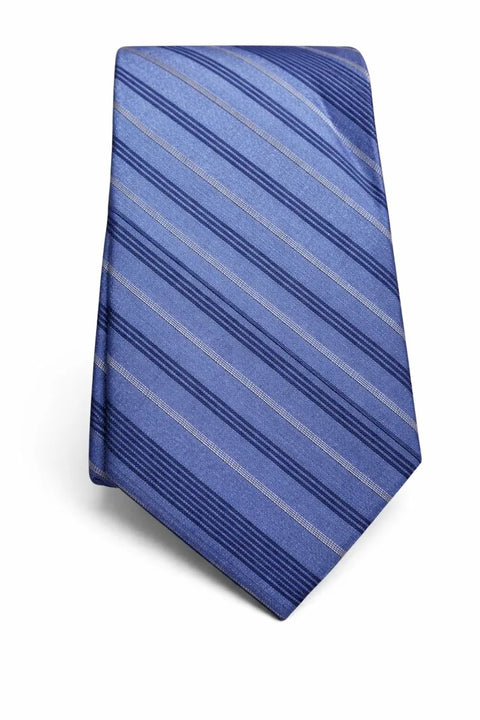 Calvin Klein Men's Light Blue Linear Stripe Tie | Calvin Klein In Lebanon