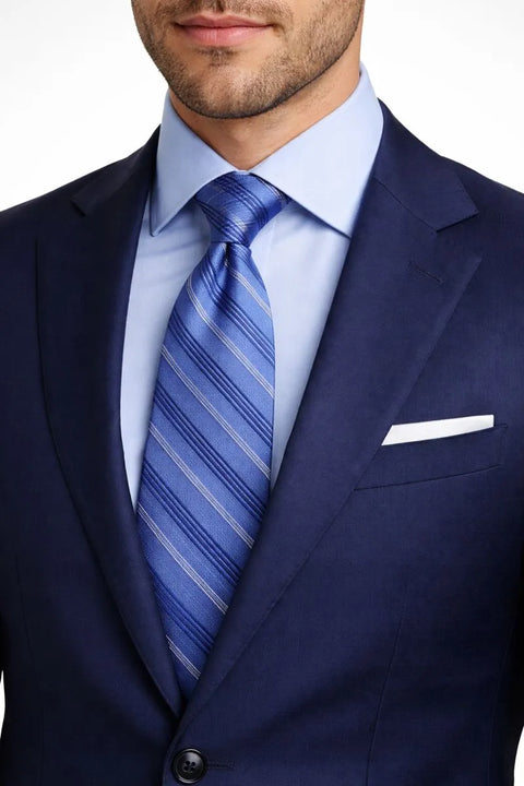 Calvin Klein Men's Light Blue Linear Stripe Tie | Calvin Klein In Lebanon