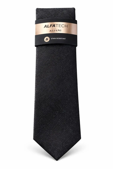 Alfani Men's Black Munroe Slim Glen Plaid Tie | Alfani In Lebanon