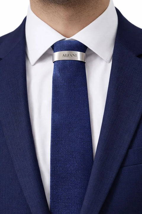 Alfani Men's Navy Solid Slim Tie | Alfani In Lebanon