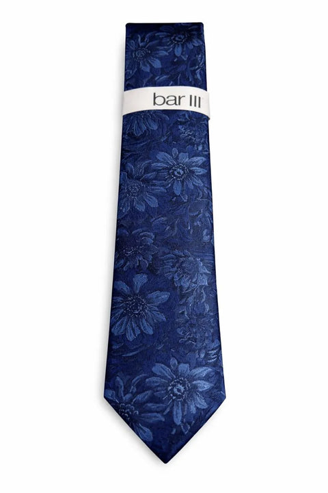 Bar III Men's Navy Malaga Floral Neck Tie | Bar III In Lebanon