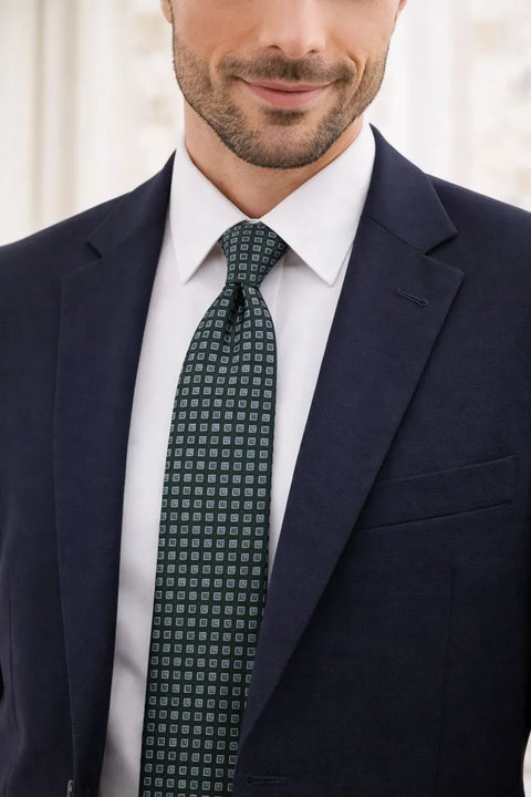 Club Room Men's Green Emerald Classic Neat Tie | Club Room In Lebanon