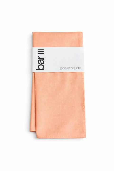 Bar III Men's Pink Beach Solid Pocket Square | Bar III In Lebanon