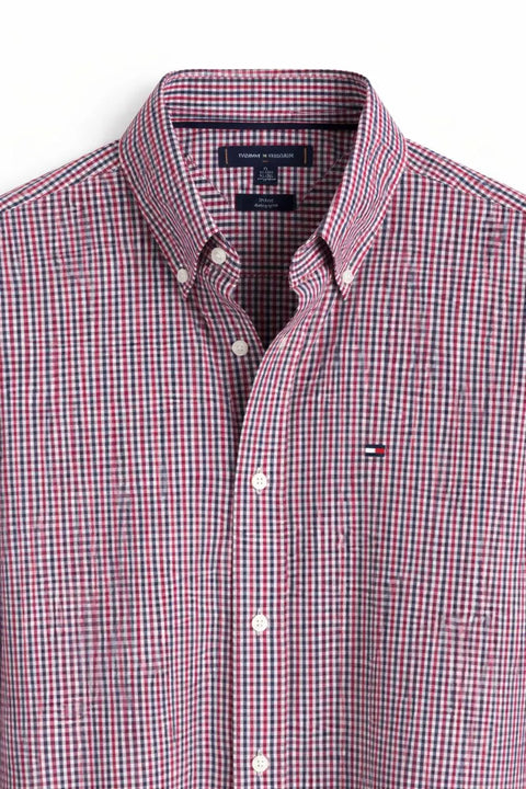Tommy Hilfiger Men's Multicolor Check Big & Tall Classic-Fit Twain Stretch Shirt | Tommy Hilfiger In Lebanon